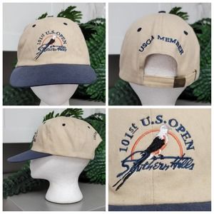 Vtg 2001 101 US Open Southern Hills Golf Strapback Hat